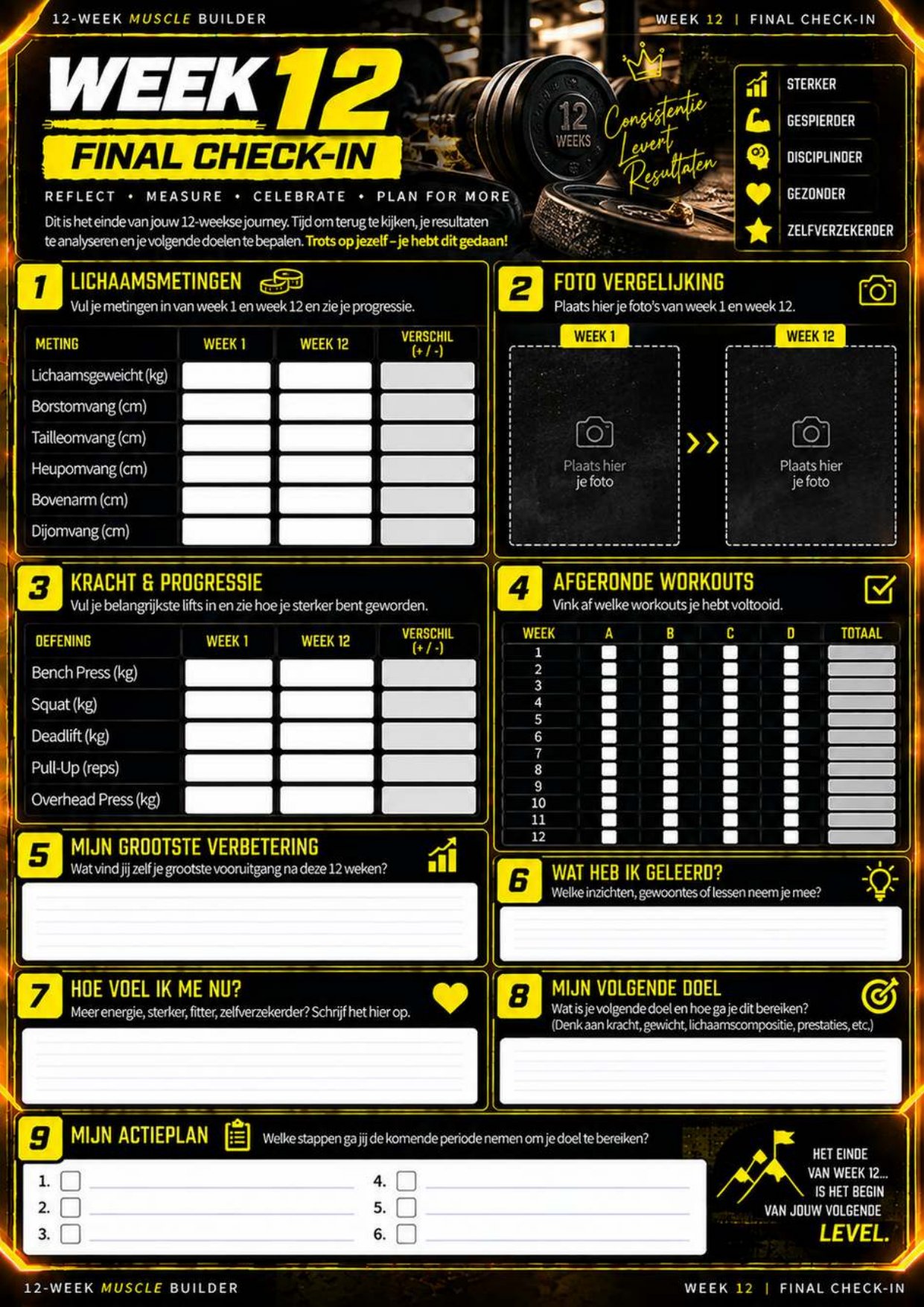 Voorbeeldpagina Week 12 Final check-in